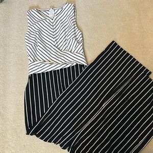 New York & Company tank top jumpsuit, size small, EUC